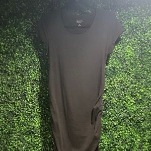 Black maternity dress